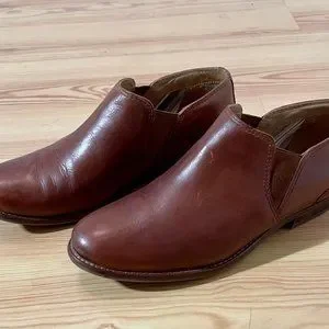L.L. Bean womens Westport Brown Leather Slip-On Shoes L.L. Bean LL Bean Westport Women main image 4